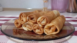 Блинчики ,, Три СТАКАНА " Вкусный завтрак.