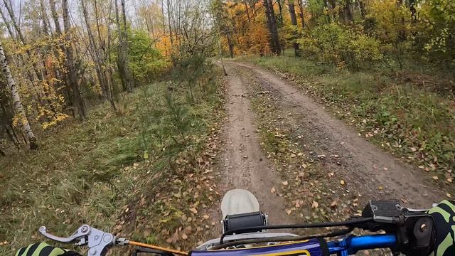 МотоБудни на питбайке, Kayo 140-дорога по лесу смотреть онлайн