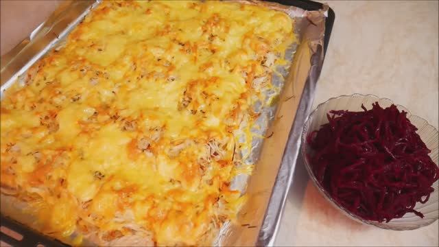 Ужин БЕЗ ХЛОПОТ мясо под ШУБОЙ и СВЕКЛА по КОРЕЙСКИ
