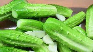 Малосольные огурцы (быстро)