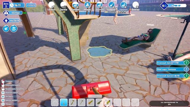 Waterpark Simulator #12 ФИНАЛ чайное прохождение