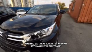 Куплен в Китае  TOYOTA HIGHLANDER 2021