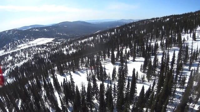 Шерегеш полет на параплане