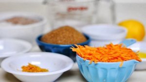 Морковные маффины с кокосом