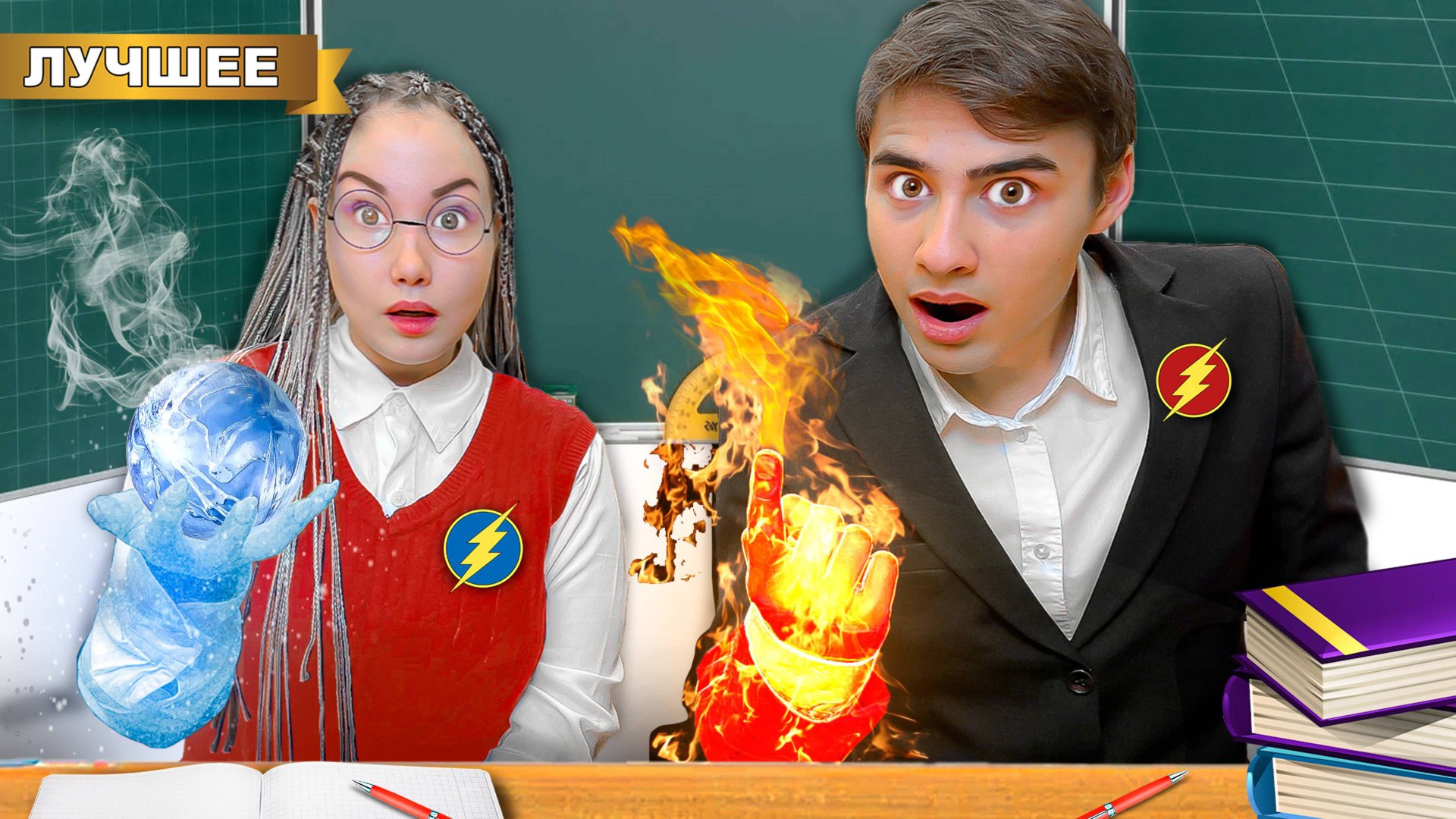 Мы получили Суперспособности в Школе! смотреть онлайн
