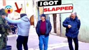 BUSHMAN PRANK GONE VERY VERY WRONG (HE SLAPPED ME)