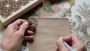 01.Квадратный мотив в технике фриволите