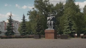 Скульптурная композиция "Ополченцы Москвы"