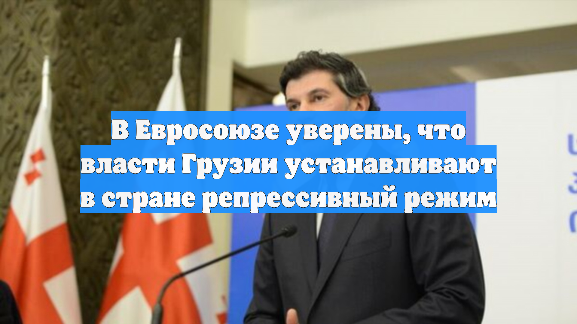 В Евросоюзе уверены, что власти Грузии устанавливают в стране репрессивный режим