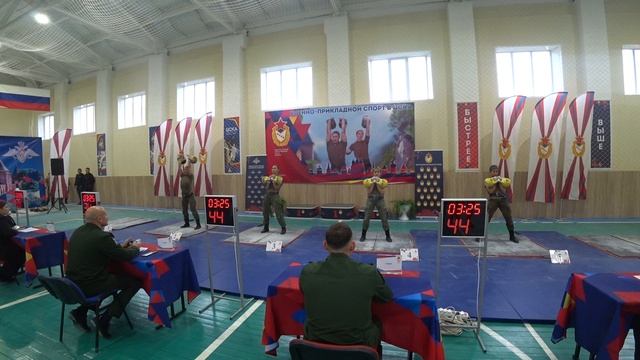 Толчок до 65 кг женщины Чемпионат ВС РФ по гиревому спорту 2 группа 2025год