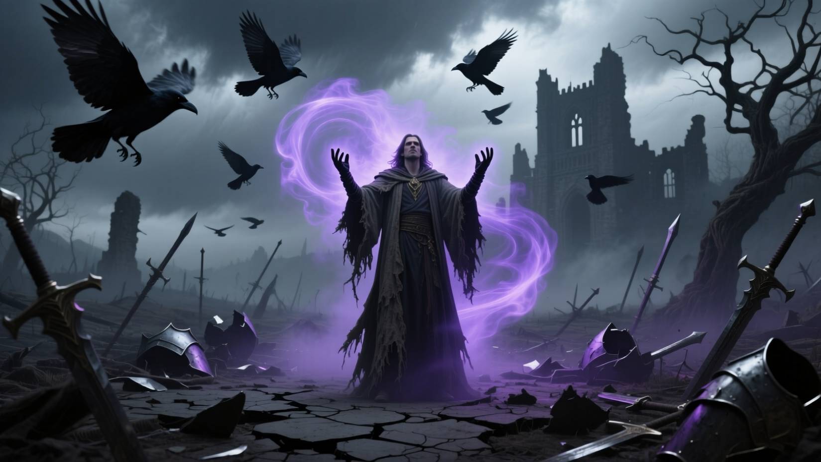 Тёмный король(AI Generation)