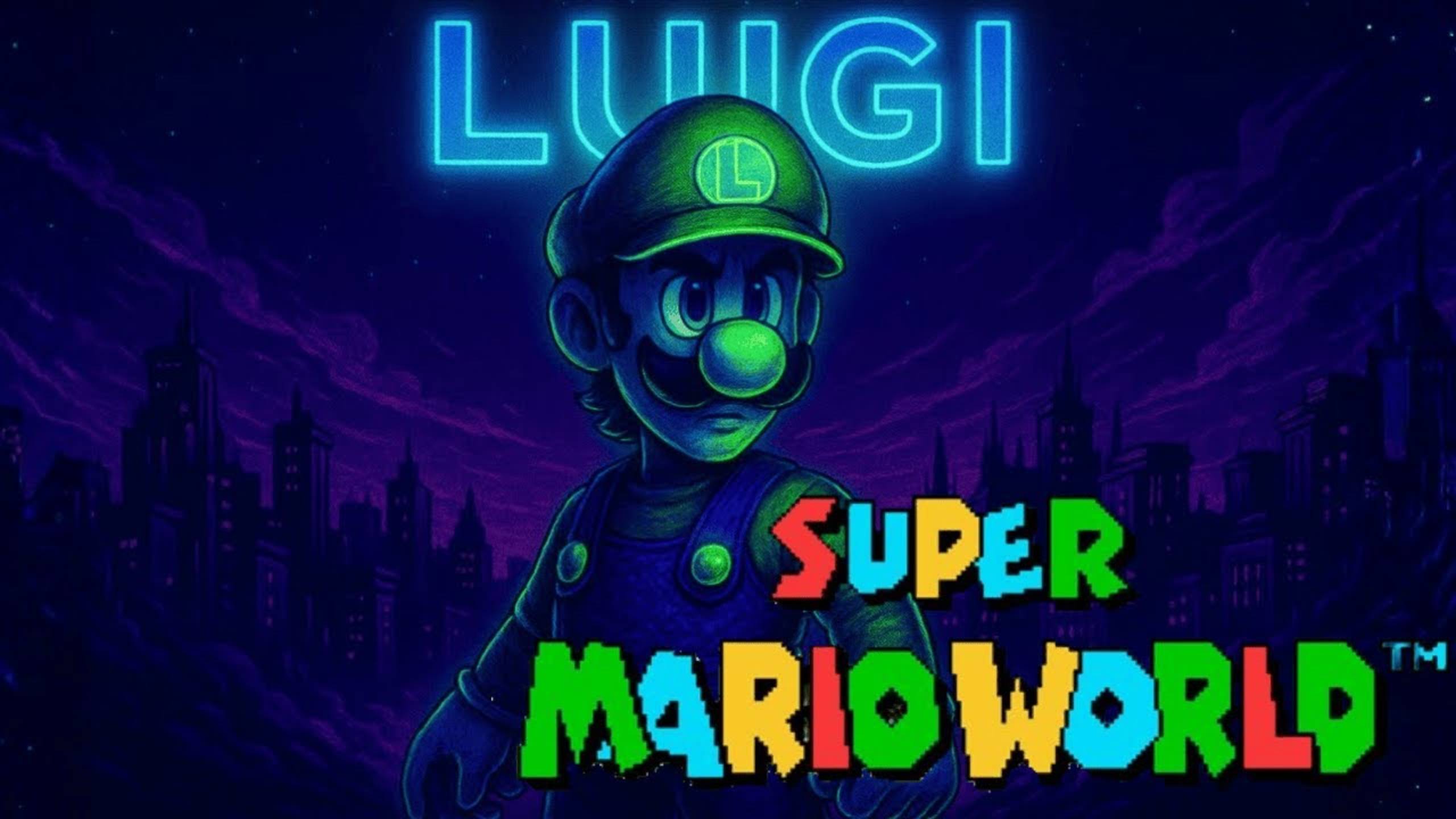 Luigi Dark Synthwave Tribute – Haunted Neon Mansion (14 Tracks)
