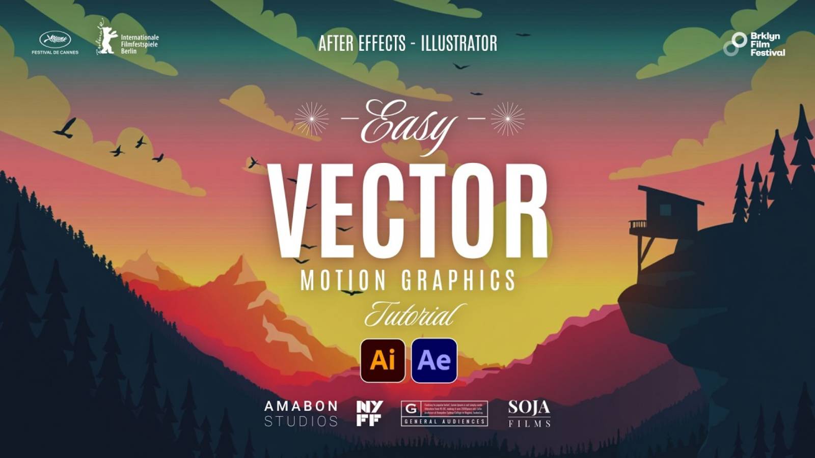Создание кинематографичной векторной анимации в After Effects