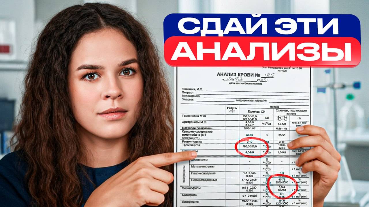 4 самых важных анализа в твоей жизни. Сделай и живи спокойно! Это убережет от серьезных заболеваний