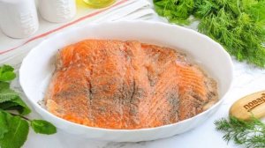 Малосольная красная рыба