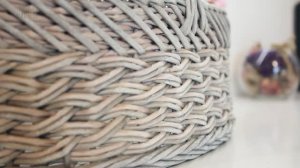 Узор "косы". В изделиях из газетных трубочек