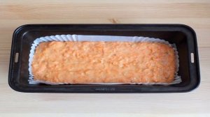 Морковный кекс со сметанно-лимонной пропиткой