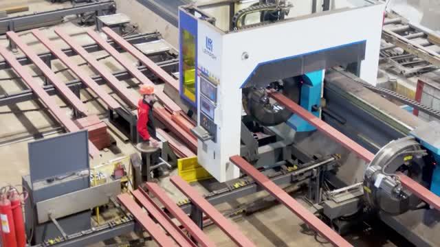 Лазерный труборез LEMASH LM12058 12P/12Р введен в эксплуатацию на крупном заводе в Карелии