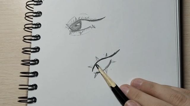 Рисуем глаз карандашом по этапам