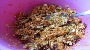 Морковное печенье с овсяными хлопьями