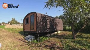 Установили Квадро Овал Делюкс 6 на 4 м в деревне Улово Суздальского района