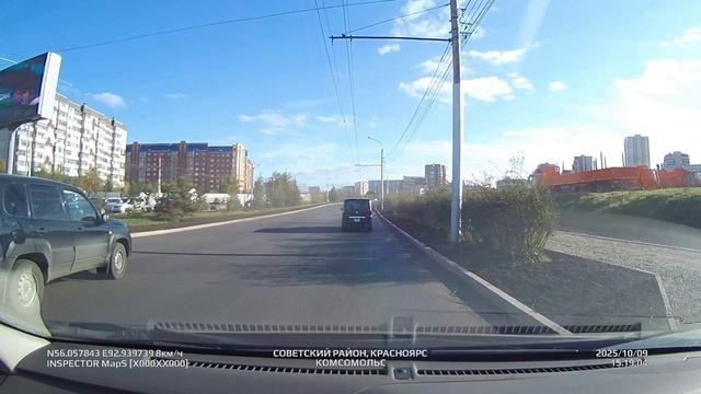 ДТП г. Красноярск. пересечение улицы Ястынская и проспекта Комсомольский
