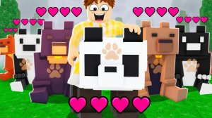 Я выжил с 10 МЕДВЕДЯМИ в 99 НОЧЕЙ в лесу ROBLOX!