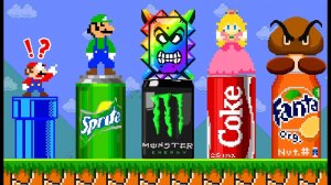 Что, если ВСЕ, к чему прикасается Марио, превратится в ТРУБы-Газировку