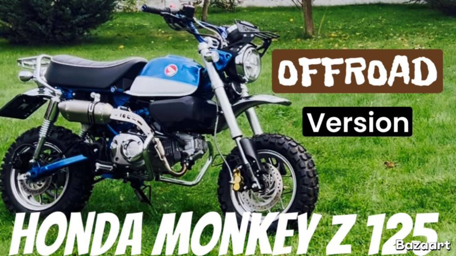 Honda Monkey Z125 OFFROAD TUNING