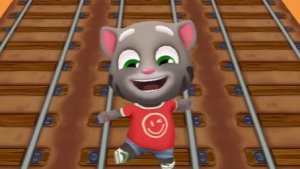 Говорящий Том бег за золотом.Бегите, прыгайте и мчитесь с Говорящим Томом в увлекательной погоне за