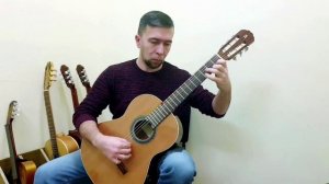 Собачий вальс на гитаре.