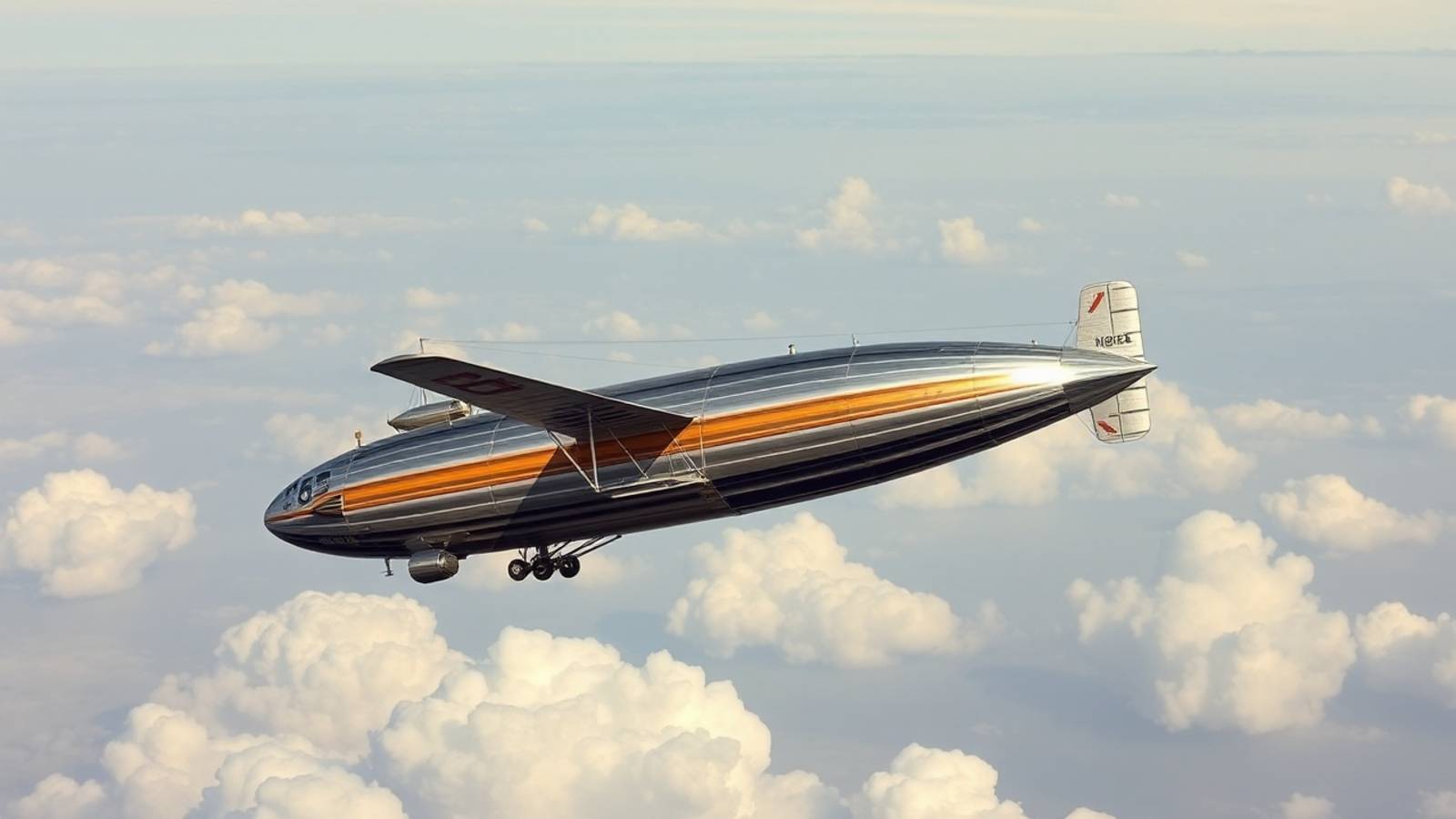 Дирижабль, полный цветов