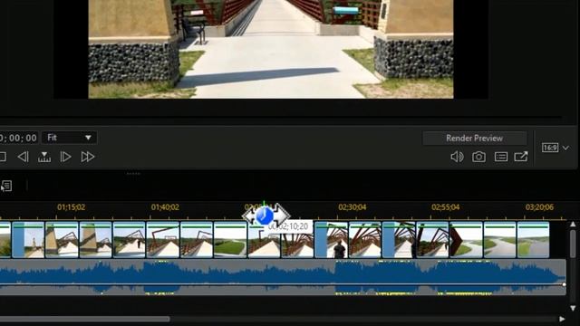 PowerDirector 21...- Вручную увеличение продолжительности слайдов в слайд-шоу