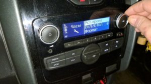Установка времени в Рено