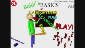 играю в моды по балди 1 часть