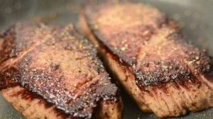 Ромштекс с картофелем во фритюре