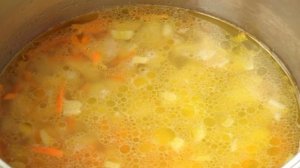 Овощной суп с кабачками