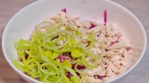 Салат Гнездо на Новый год 2025