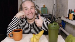 ужин с Рыжулей. 3 банана и чаёк. спасибо за донат. мукбанг. обжор. еда на камеру. диета. шизофрения.