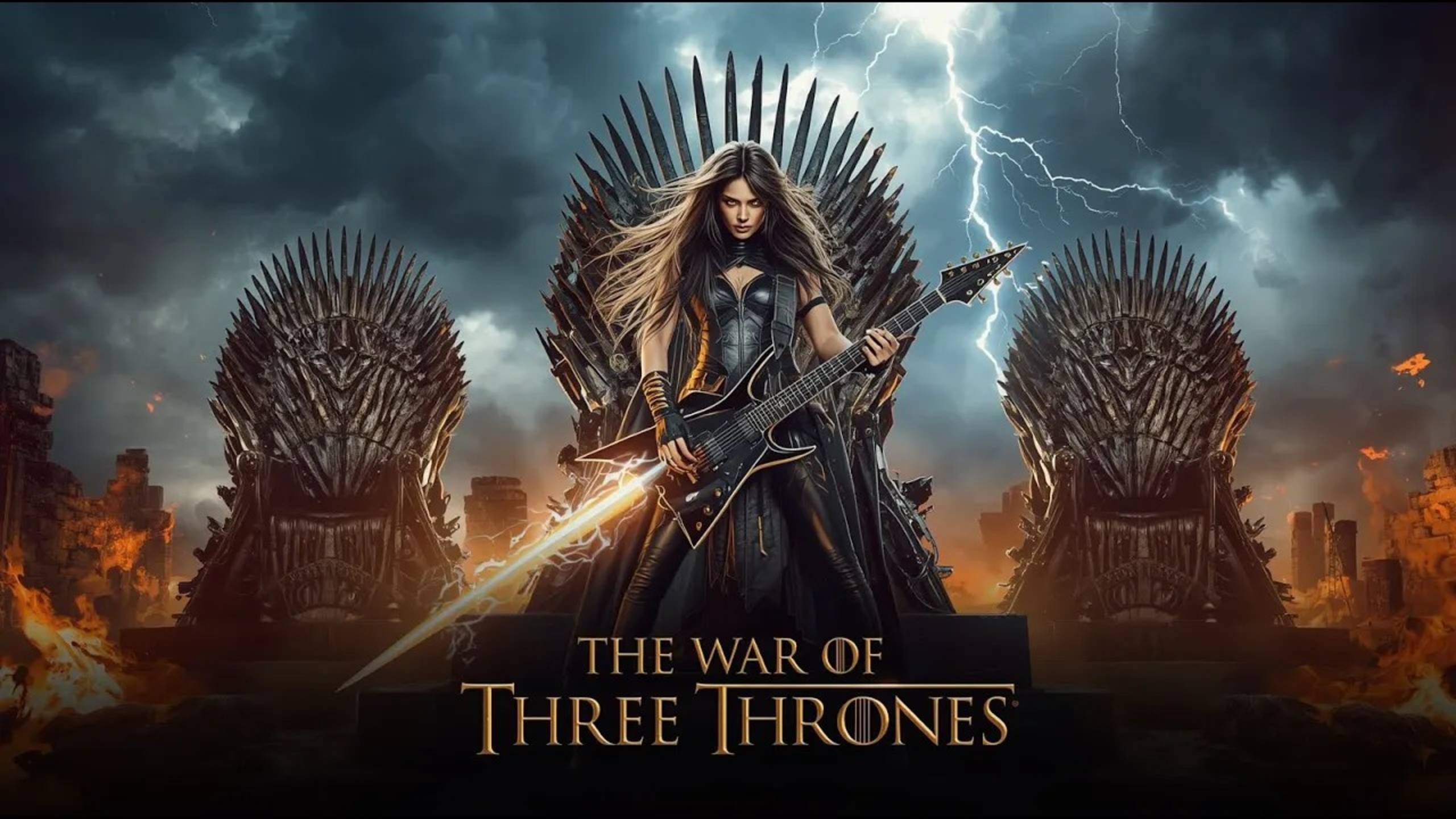 The War Of Three Thrones Epic Heavy Metal Cinematic AI Movie Trailer
