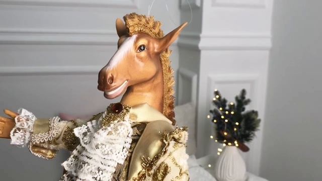 Ёлочная игрушка КОНЬ НЕЛЬСОН полиэстер 40 см 5001173