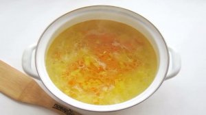 Овощной суп с сырными шариками