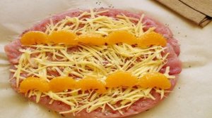 Новогодний рулет из индейки