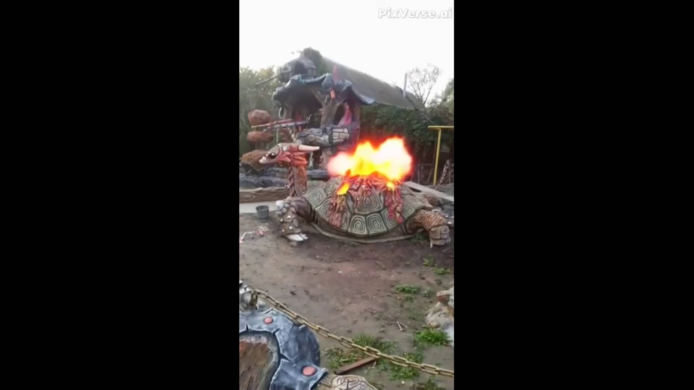 скульптура парковая  из  арт бетона. оживают  и  поют..