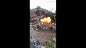 скульптура парковая из арт бетона. оживают и поют..