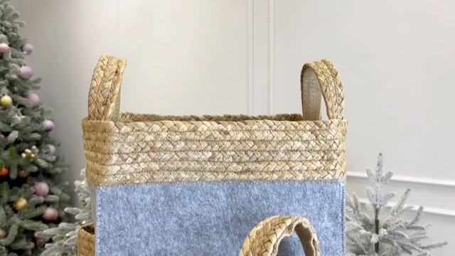 Набор корзин для хранения ХЕНРИК, фетр, 29-40 см, 3 шт., 760104