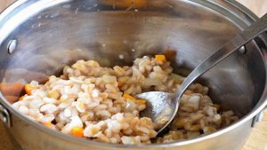 Салат с перловкой на зиму