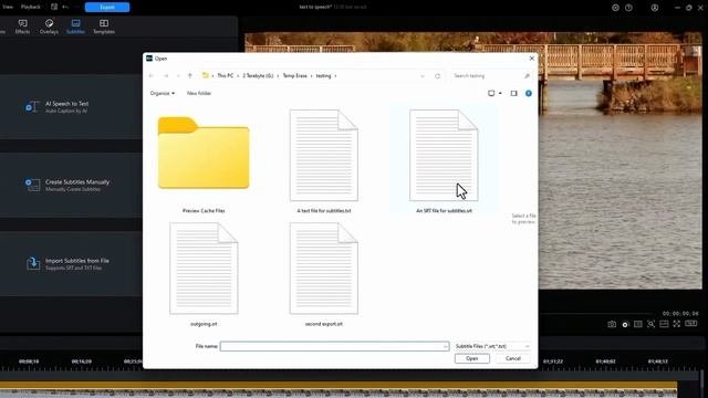 PowerDirector 24...- Используйте преобразование речи в текст и текста в речь с субтитрами