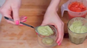 Ледяной двухслойный смузи