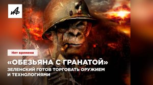 «Обезьяна с гранатой». Зеленский готов торговать оружием и технологиями